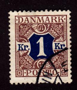 Denmark J23 Postal Due 1925