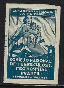 Cuba LABEL/CINDERELLA TYPE II V085-1