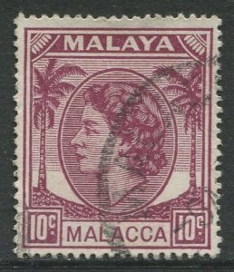 STAMP STATION PERTH Malacca #35 QEII Definitive Used 1954-55