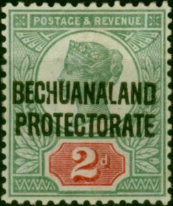 Bechuanaland 1897 2d Grey-Green & Carmine SG62 Fine MM