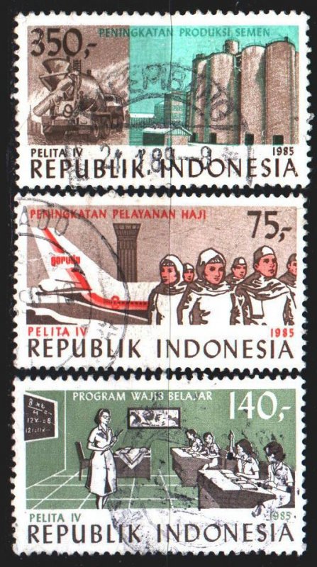 Indonesia. 1985. 1165-67. Five year development plan. USED. 