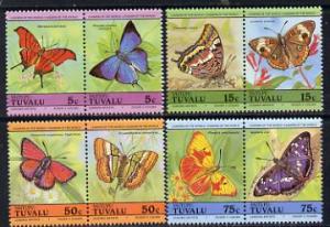 Tuvalu - Vaitupu 1985 Butterflies (Leaders of the World) ...