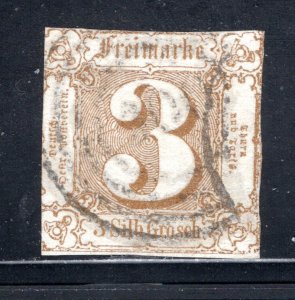 Thurn and Taxis #20 Used,   F/VF.   CV $55.00   ...   6340020