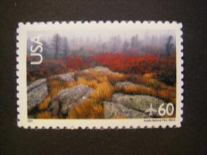 Scott C138, 60c Acadia Park, MNH Airmail, Scenic Landscapes