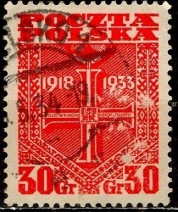 Poland; 1933; Sc. # 279; Used Cpl. Set