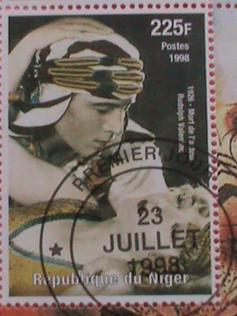 NIGER STAMP-1998- MARILYN MONROE FAMOUS PERSONS -CTO -MNH STAMP SHEET -RARE