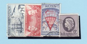 Ross Dependency QEII 1967 Set SG5/8 VFU BP8734