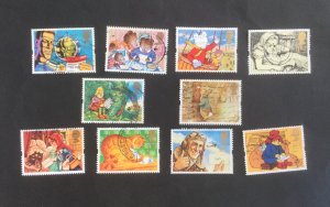 GB 1994. Greetings - Messages.  Set of 10 used stamps .