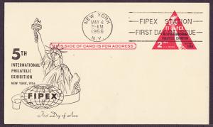 UX44 FIPEX, Liberty Torch cacheted FDC