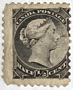CANADA 1882 #34 Small Queen Issue - MH (CV 15$ +)