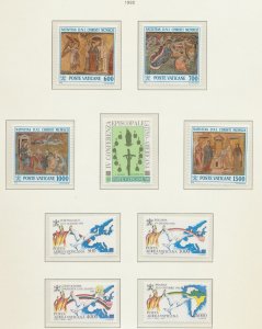 VATICAN - Scott 911, 912-915 & C92-C95 - MNH - 1992