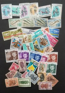 CONGO Used Unused Mint MH MNH Stamp Lot Collection T5404