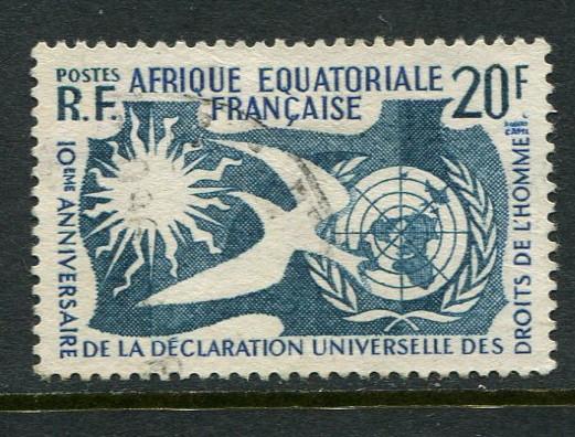 French Equatorial Africa #202 Used