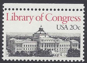 #2004 20c Library of Congress 1982 Mint NH