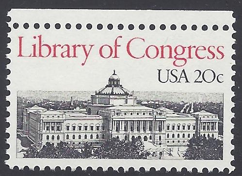 #2004 20c Library of Congress 1982 Mint NH