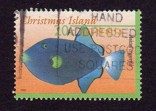 Christmas Is 1995 SG#412  Trigger Fish, Marine Life (CI)