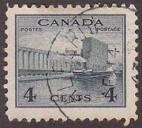 Canada 253 Hinged Used 1942 Grain Elevators