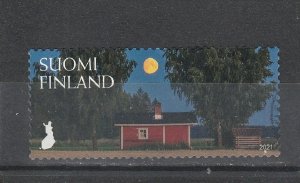 Finland  Scott#  1640b  Used  (2021 Moon over Red House)