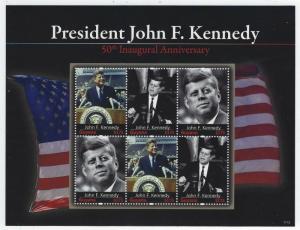 Guyana 2011 John F Kennedy Inauguration S/S set Sc# 4076-77 NH