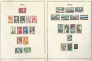 Greece Stamp Collection on 24 Minkus Specialty Pages, 1935-1958, JFZ