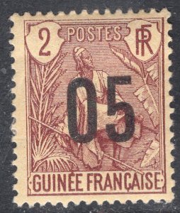 FRENCH GUINEA SCOTT 55