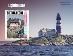 Sierra Leone - 2020 Hogbonden Lighthouse - Stamp Souvenir Sheet - SRL200320b