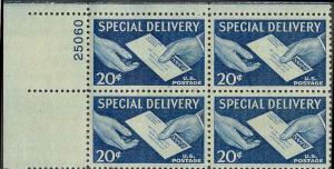 E20 MNH Plate Block