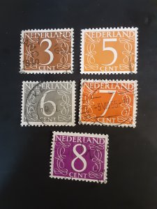 Netherlands #340-343A            Used