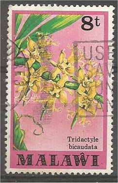 MALAWI 1979 used 8t  Orchids Scott 331