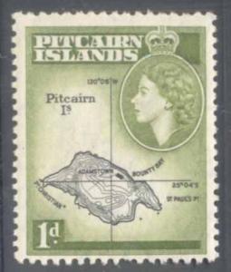 Pitcairn Islands ~ #21 ~ Map ~ MH