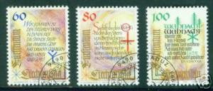 LIECHTENSTEIN Scott 1013-15 Christmas 1993 set CV$3.05