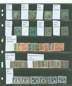 United States #RB1a/RB71 Unused Single