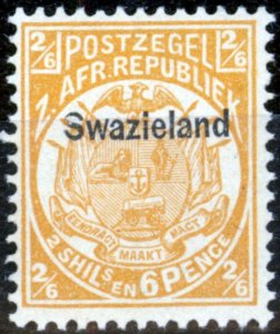 Swaziland 1890 2s6d Buff SG7 V.F MNH