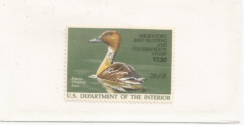 US FEDERAL DUCK STAMP, SCOTT# RW53, MNH, OG