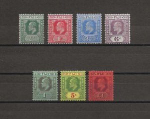 FIJI 1906/12 SG 118/24 MINT Cat £400