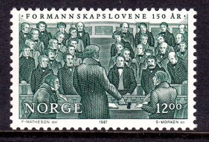 Norway 1987 Norwegian Assembly Complete Mint MNH Set SC 907