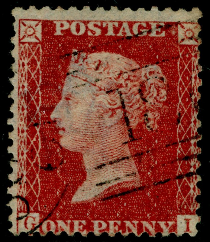 SG40, 1d rose-red, LC14, FINE USED. Cat £12. GI 