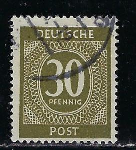 Germany AM Post Scott # 547, used