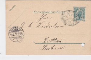 Austria 1905 Black lines Cancel Stamps Card ref R 19486