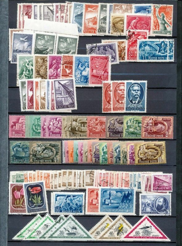 HUNGARY Mid/Modern M&U Collection Apprx 450 Items (SD 62