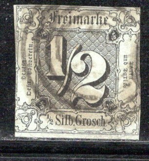 German States Thurn & Taxis Scott # 3, used