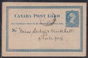 Canada - May 1882 Pictou, NS Domestic Card