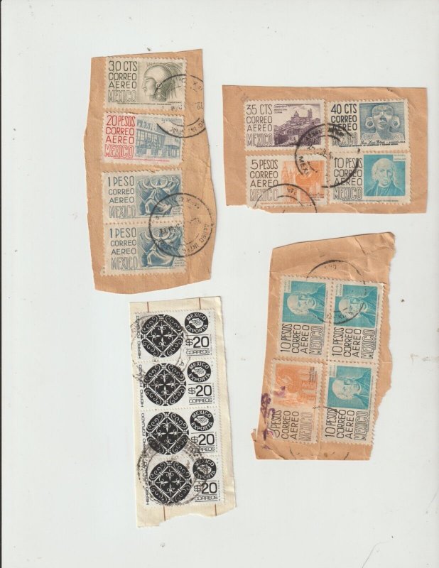 Worldwide Accumulation on Paper Old and Modern stamps See Pictures !!!