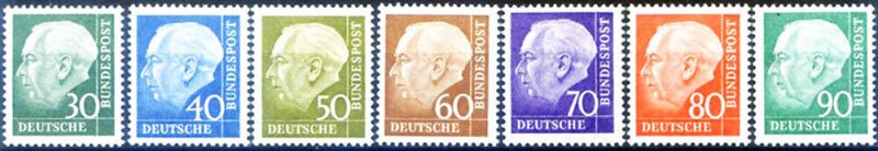 President Heuss 1956-57.