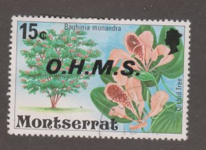 Montserrat O12 Flowers O/P 1976