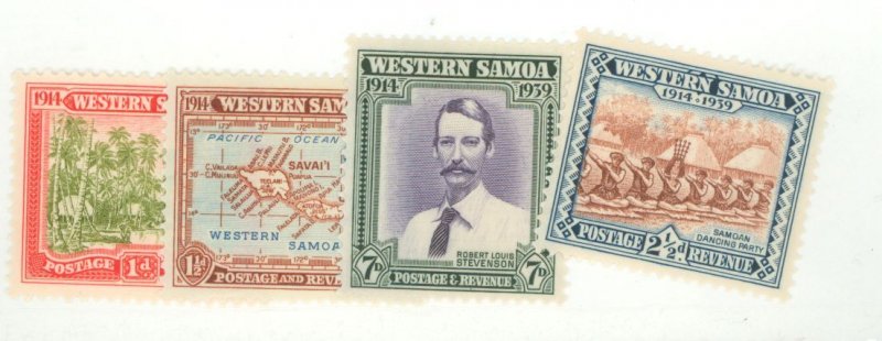 Samoa (Western Samoa) #181-184  Single (Complete Set)