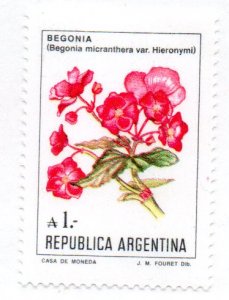 ARGENTINA 1524 MNH BIN $1.00 FLOWERS