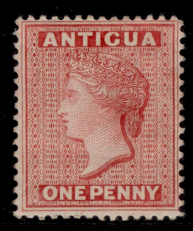 ANTIGUA QV SG26, 1d rose, M MINT. Cat £60. 