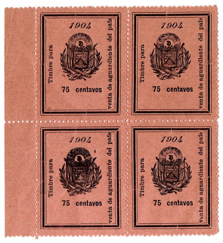 (I.B) El Salvador Revenue : Brandy Duty 75c