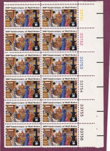 US 1468 MNH PLATE BLOCK OF 12